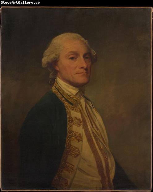 George Romney Painting Admiral Sir Chaloner Ogle